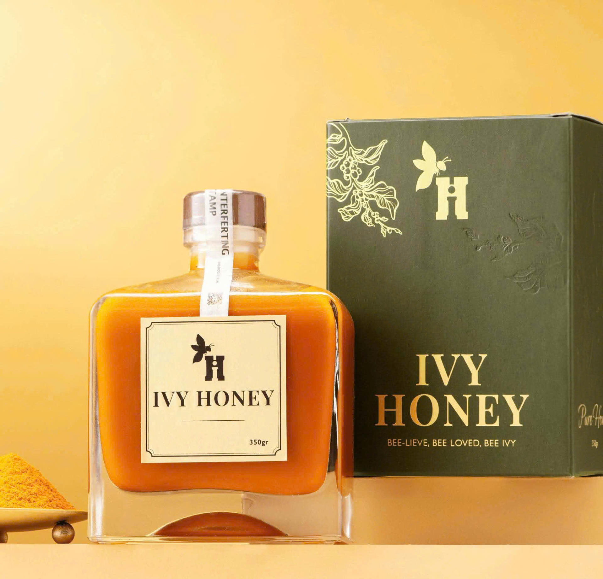 mật ong tinh bột nghệ ivy honey